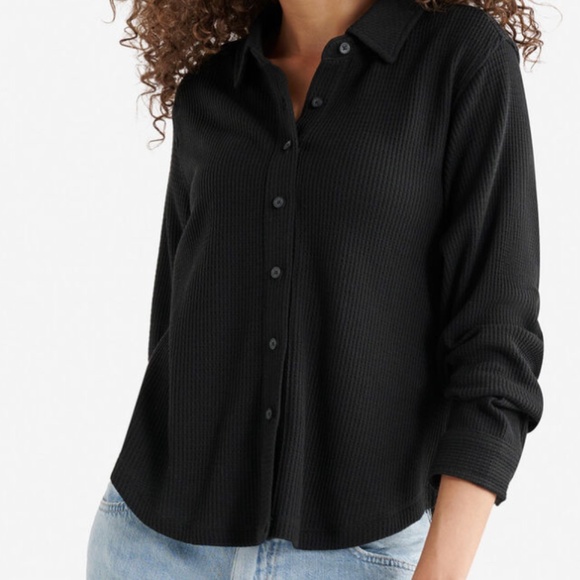ROOTS waffle button down - Picture 1 of 5